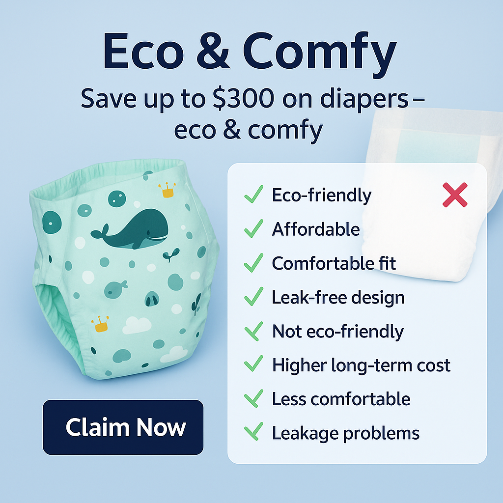 Eco-Friendly Cotton Training Pants for Toddlers – Reusable, Leak-Resistant & Potty-Training Friendly