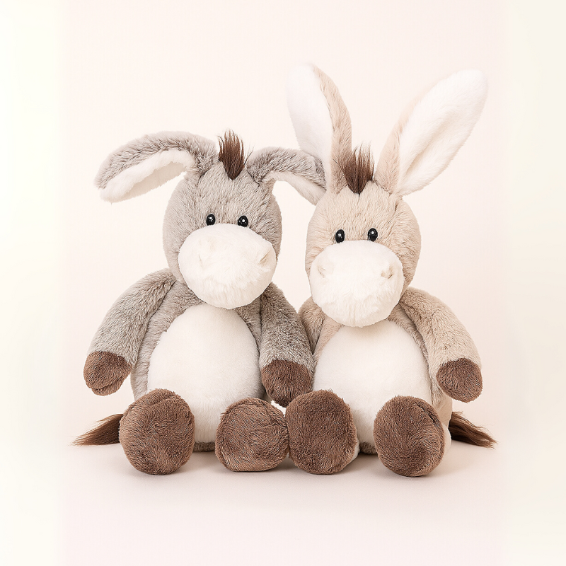 Cuddly Donkey Plush – 32cm Soft Plushie-Toyfetti