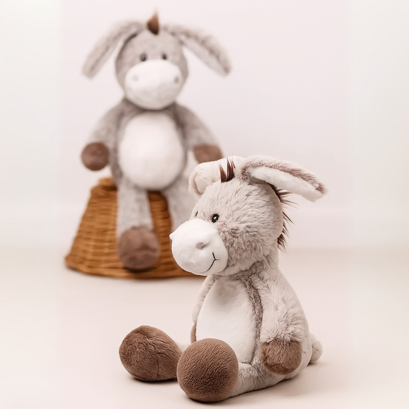Cuddly Donkey Plush – 32cm Soft Plushie-Toyfetti