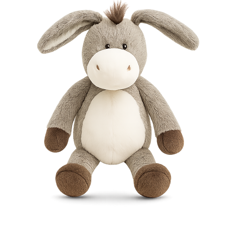 Cuddly Donkey Plush – 32cm Soft Plushie-Toyfetti