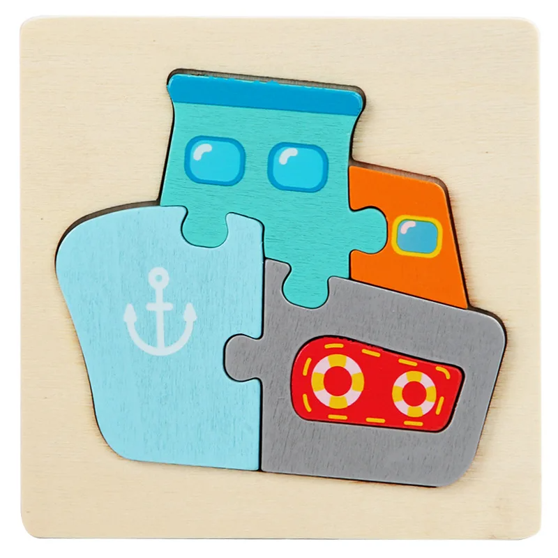 3D Wooden Puzzle™ – Educational Animal Puzzle for Toddlers-Toyfetti