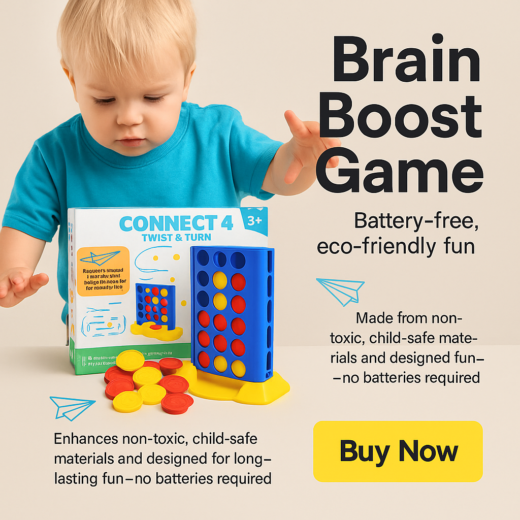 3D Connect 4™ – Strategic Family Game with Rotating Twist