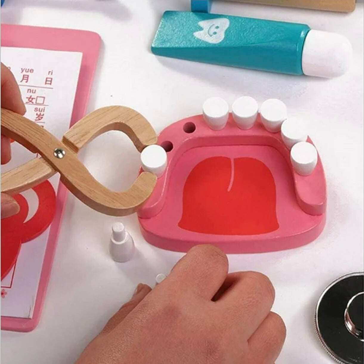 Toddlers Wooden Doctor Set – Heal, Learn & Play with Care! 🩺