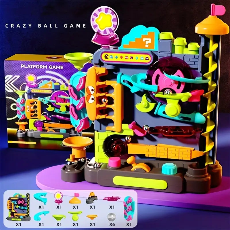 Interactive Marble Run Toy — STEM Building & Hand‑Eye Coordination Fun for Kids