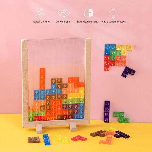 Ultimate Wooden Building Game – Crystal Color Fun for Young Creators