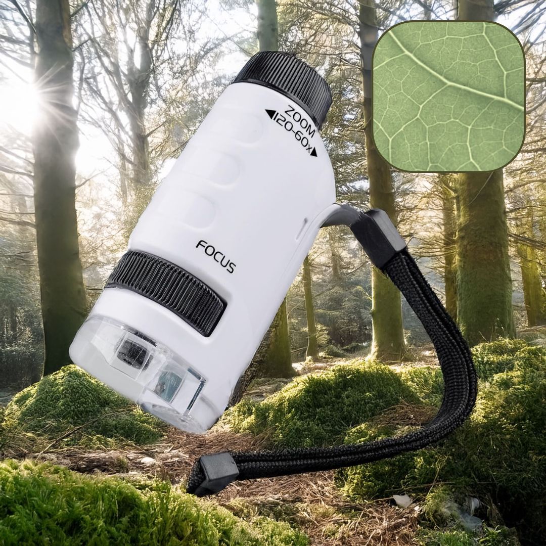 Kids Pocket Microscope – Compact LED Microscope