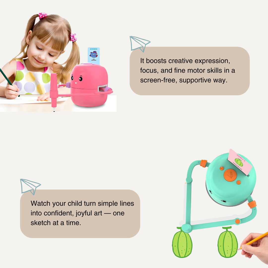 ArtBot – Interactive Drawing Robot for Kids | Step-by-Step Creative Learning