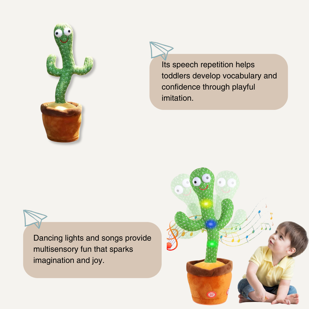 CactusBuddy – Dancing Talking Plush Toy That Keeps Kids Smiling and Engaged