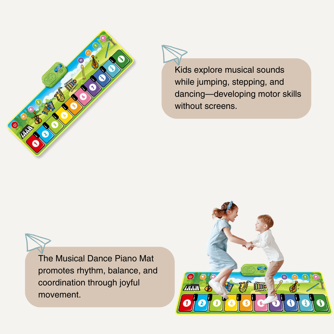 Musical Dance Piano Mat – Movement & Music Fun for Toddlers