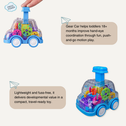 Gear Car – Push-and-Go Friction Vehicle for Kids