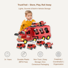 TruckTrail – Light-Up Vehicle Carrier with Storage