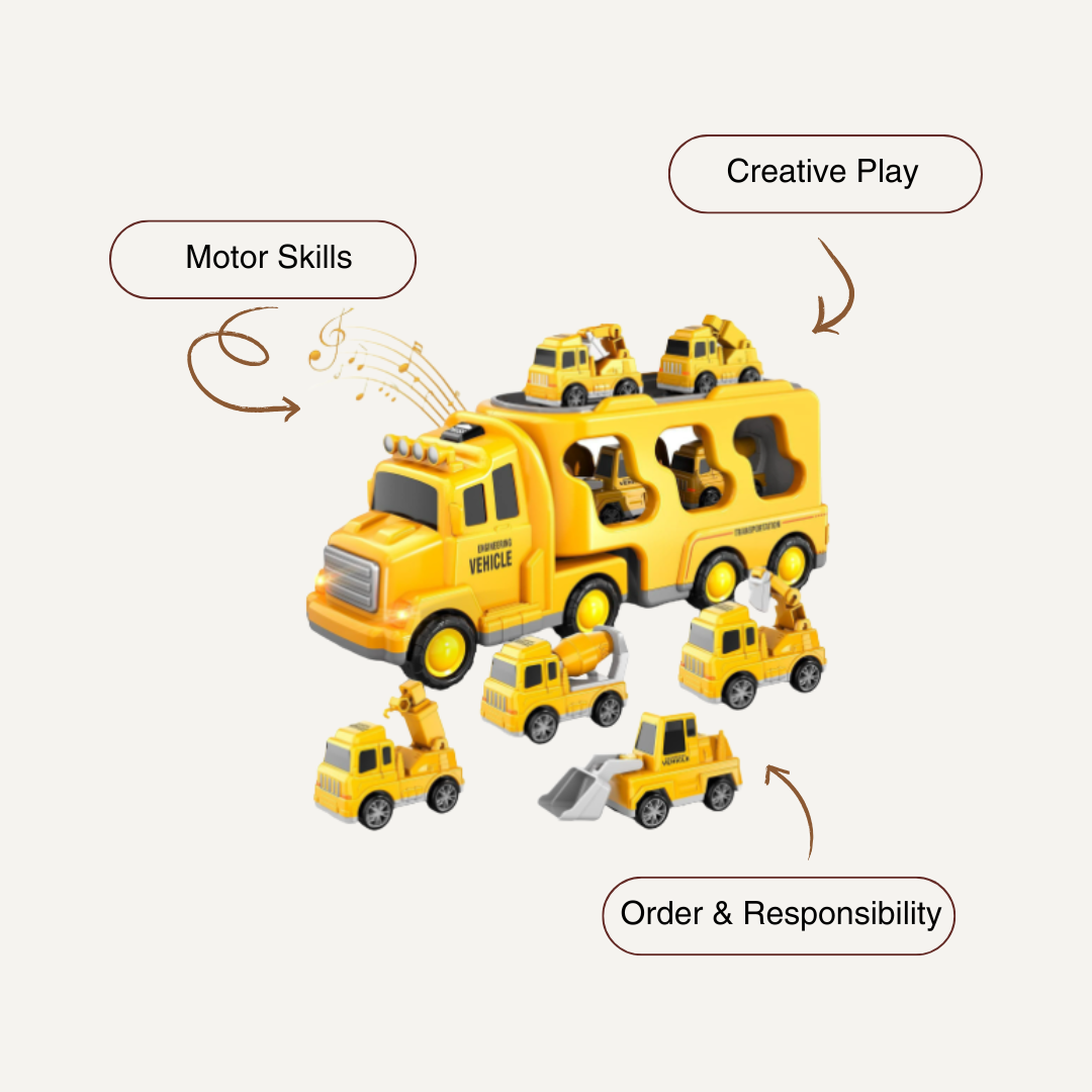 TruckTrail – Light-Up Vehicle Carrier with Storage