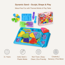 Dynamic Sand Play Set – Mess-Free Kinetic Sand with Molds & Play Table