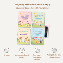 Calligraphy Book™ – Preschool Writing & Motor Skills Training Set (4 Books + Pens)