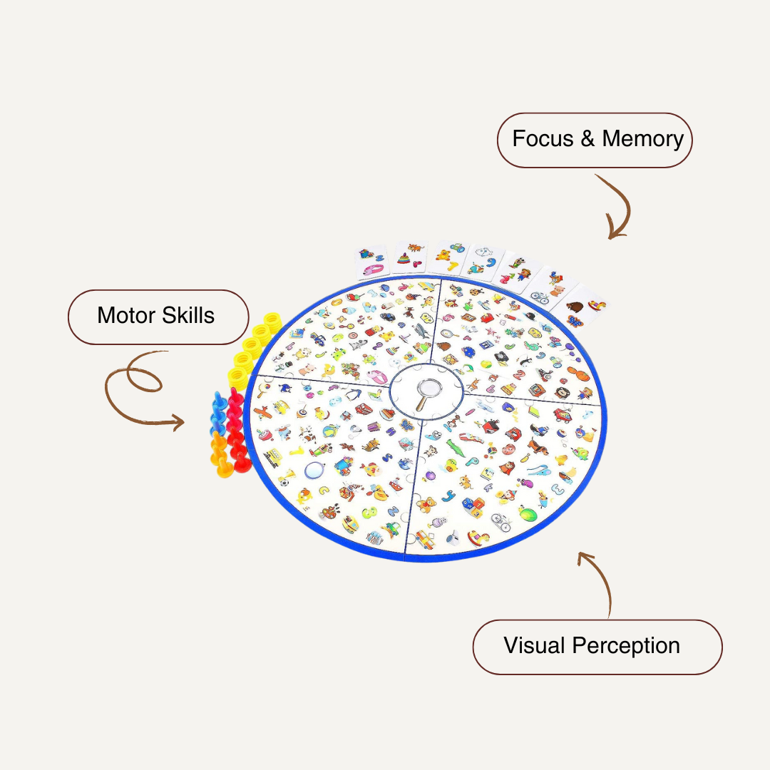 DetectiveGame – Interactive Family Board Game for Pattern Recognition, Focus & Memory