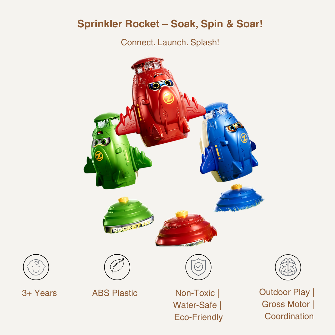 Sprinkler Rocket Water Toy – Soaking Fun for Kids in the Sun
