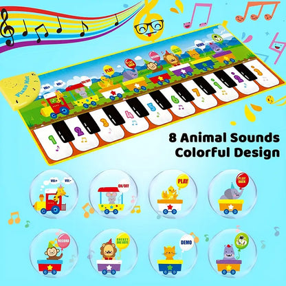 Musical Piano Mat for Kids — Floor Dance & Music Game with Animal Sounds & Songs 🎹🦁
