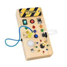 Toddlers Wooden Busy Board – Hands-On Learning Fun for Curious Minds!