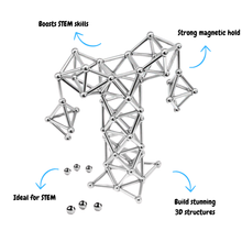 MagnoCraft – Magnetic Building Set for Creative Kids | Boost Focus, Logic & Imagination