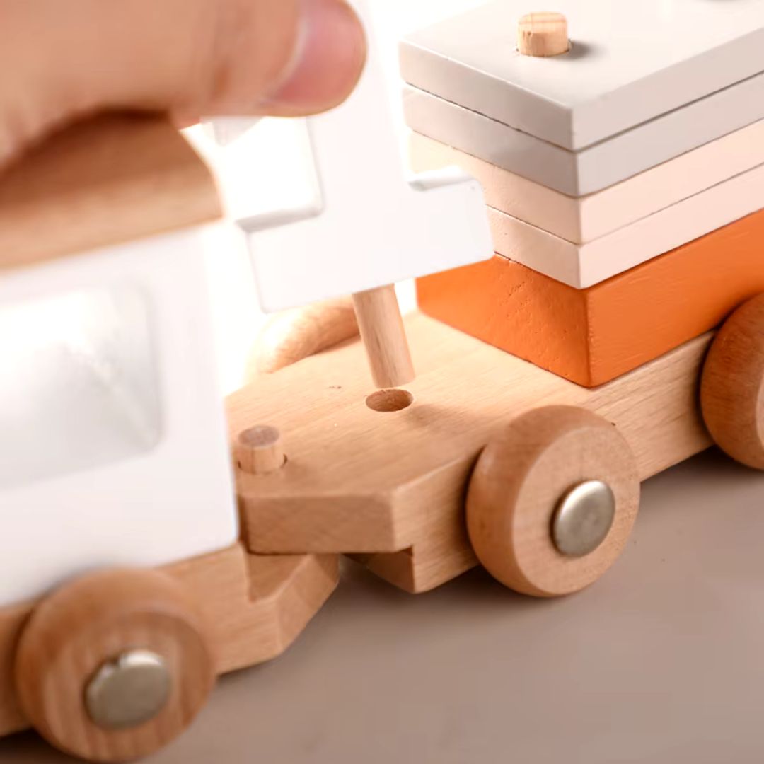 Toddlers Wooden Train Set – All Aboard the Learning Express!