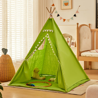 Teepee Tent XL – Indoor/Outdoor Cotton Playhouse Playhouse for Kids