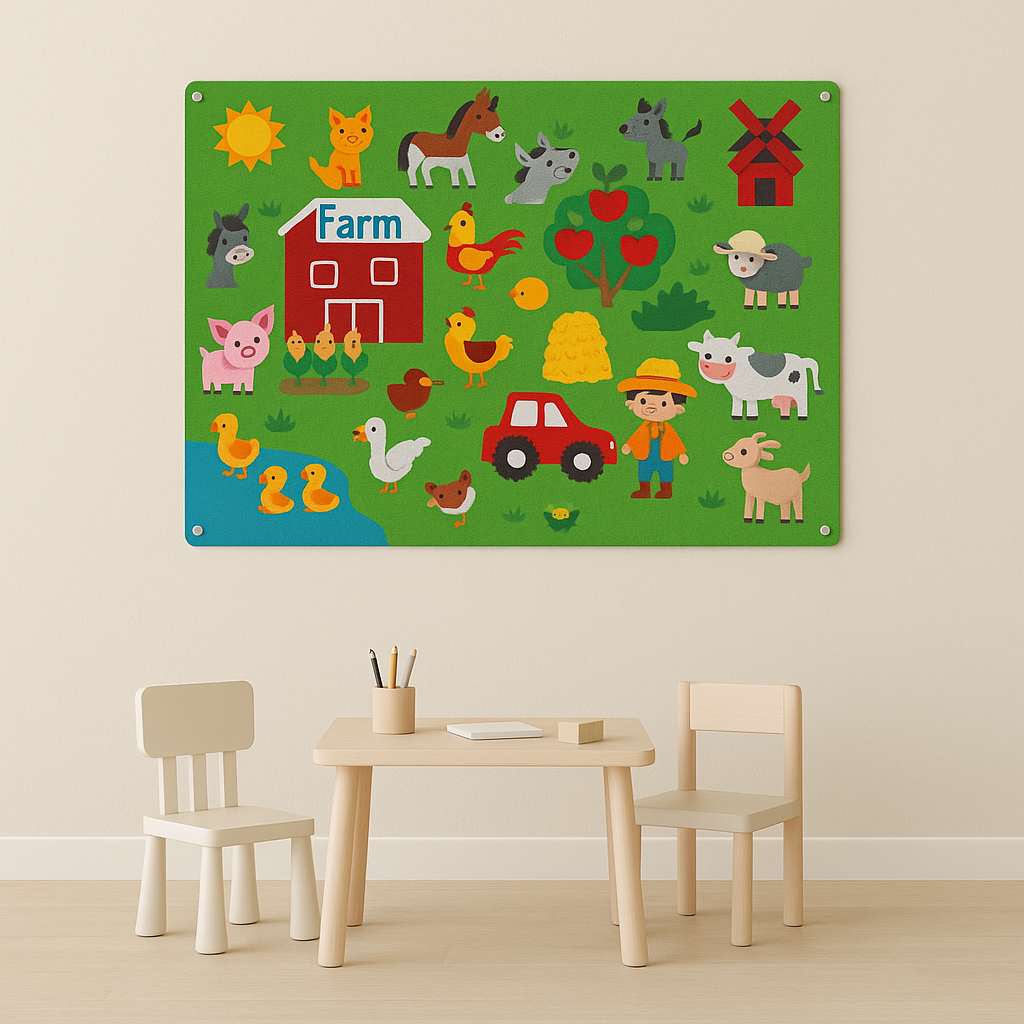 FeltBoard™ - Eindeloos ontdek- en speelplezier! - Viltbord-Toyfetti