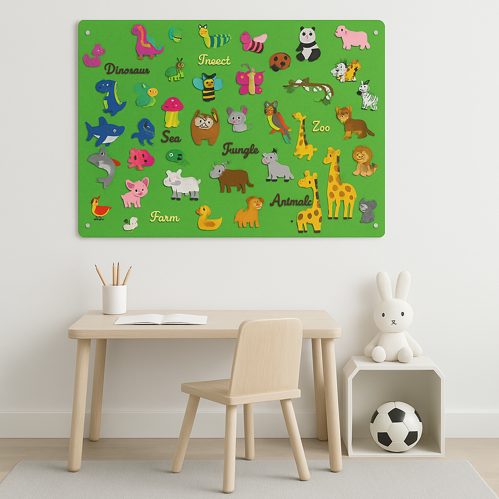 FeltBoard™ - Eindeloos ontdek- en speelplezier! - Viltbord-Toyfetti