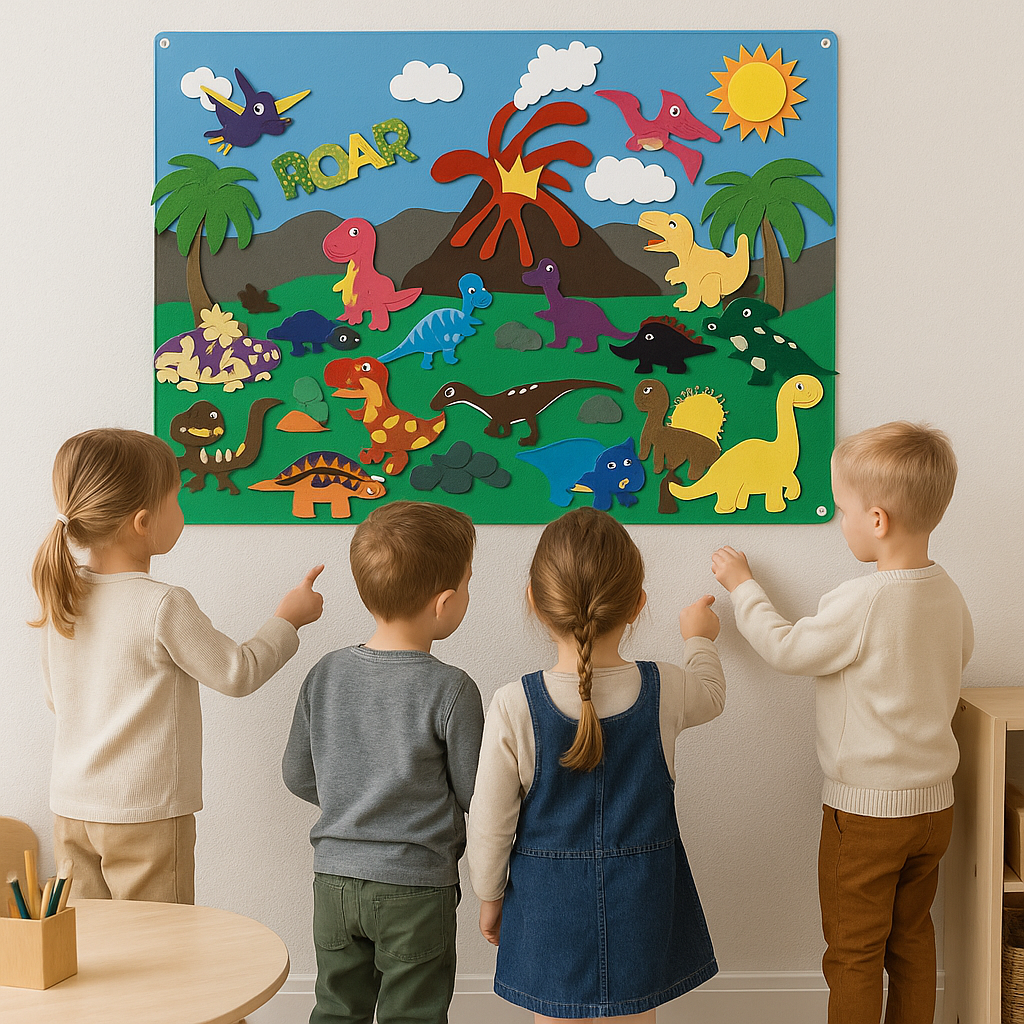 FeltBoard™ - Eindeloos ontdek- en speelplezier! - Viltbord-Toyfetti