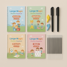 Calligraphy Book™ – Preschool Writing & Motor Skills Training Set (4 Books + Pens)
