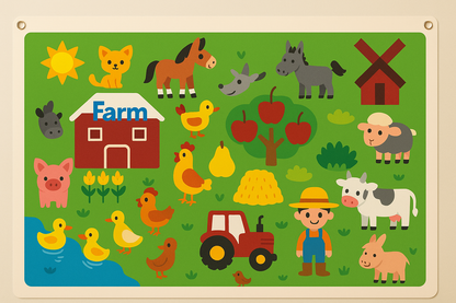 FeltBoard™ – Interactive Montessori Storyboard for Creative Learning