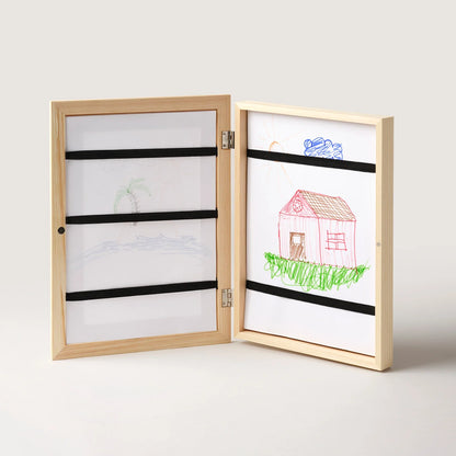 Toddlers Wooden Frame – Display & Store Your Child’s Drawings with Love
