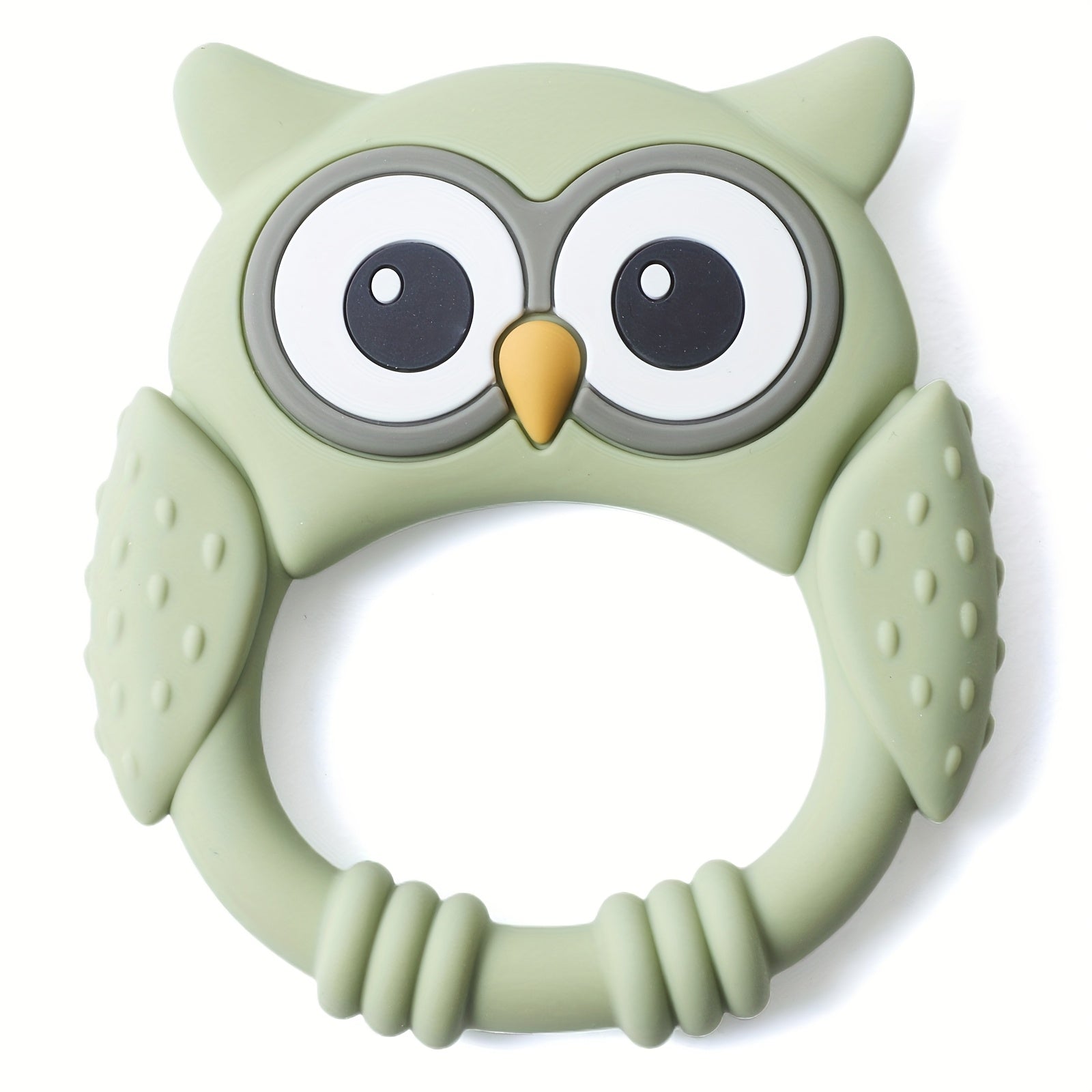 Owl Buddy Silicone Teether – Soothing Chew Toy for Babies-Toyfetti