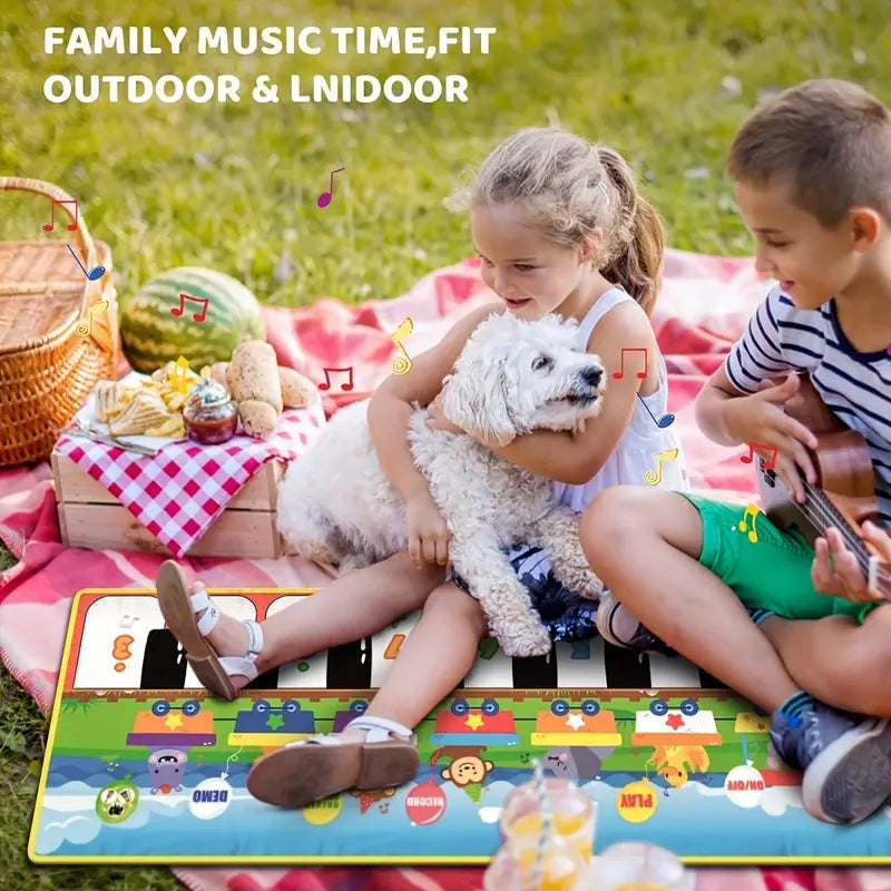 Musical Piano Mat for Kids — Floor Dance & Music Game with Animal Sounds & Songs 🎹🦁