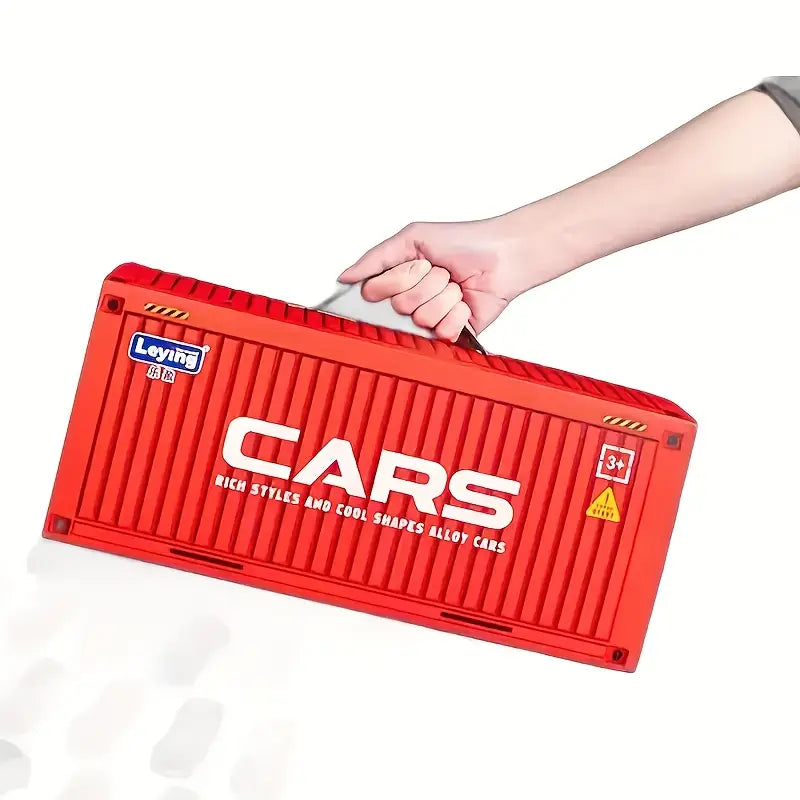 48-Piece Die-Cast Racing Car Set with Pull-Back Action | Storage Box Included