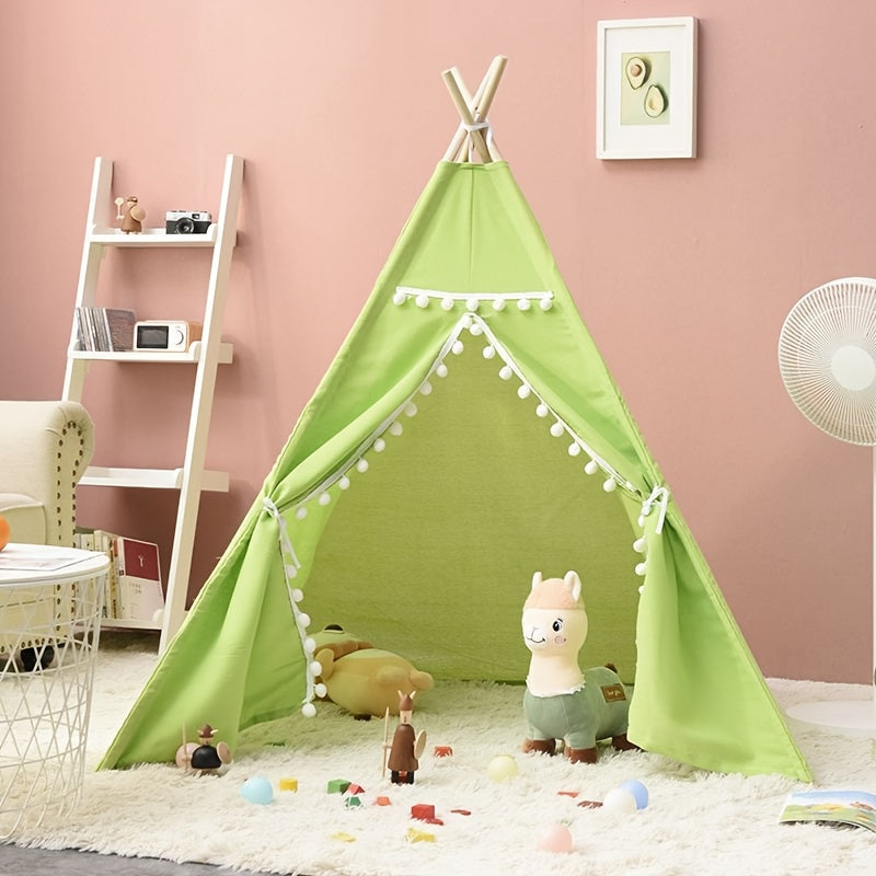 Teepee Tent XL – Indoor/Outdoor Cotton Playhouse Playhouse for Kids