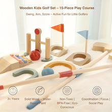 Little Pro Golf Club – 15-Piece Wooden Golf Set for Kids