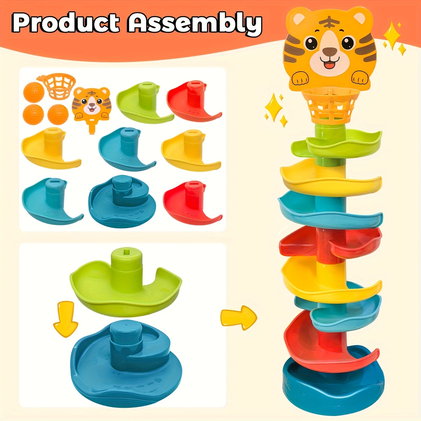 Interactive Ball Tower™ – Rolling, Dropping & Learning Fun for Toddlers