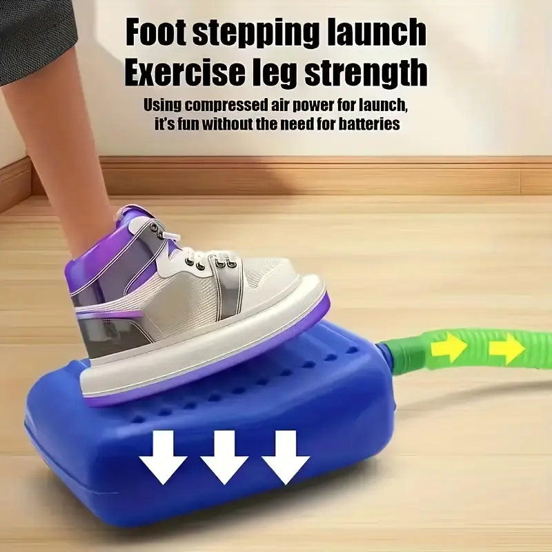 Foam Rocket Launch Toy – Foot-Powered Air Blaster for Outdoor & Indoor Fun