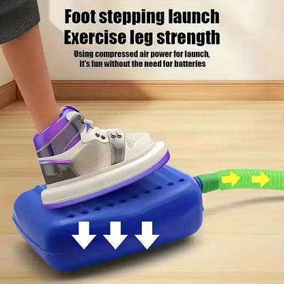 Foam Rocket Launch Toy – Foot-Powered Air Blaster for Outdoor & Indoor Fun