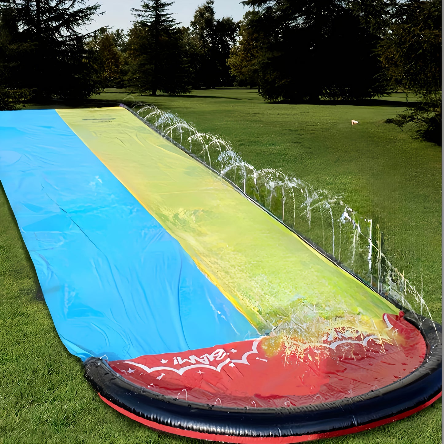 Summer Outdoor Inflatable Water Slide – Lawn & Garden Splash Fun-Toyfetti