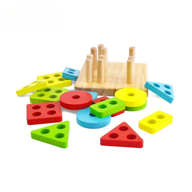 Toddlers Wooden Shape Puzzle – Simple, Smart Play for Growing Minds