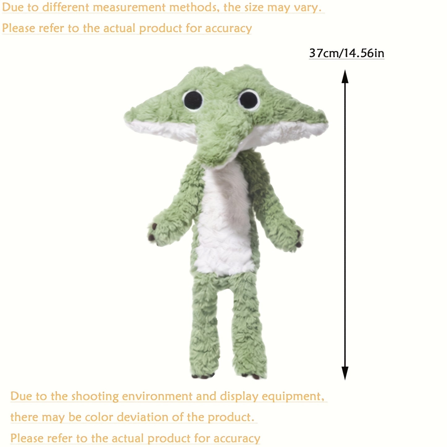 Green Crocodile Plush Toy – Soft Snuggles & Playful Fun-Toyfetti
