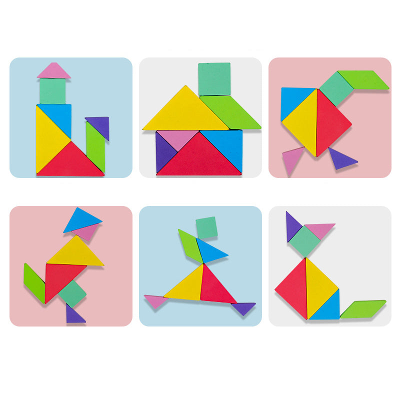 3D Puzzle Tangram Game™ – Montessori Magnetic Logic Toy for Kids-Toyfetti