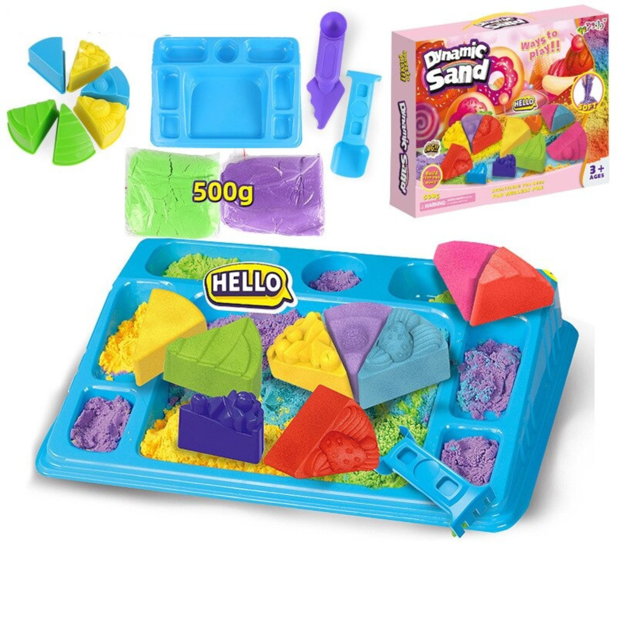 Dynamic Sand™ - Geniet van spelen en creëren met zand! - Kinetisch zand-Toyfetti