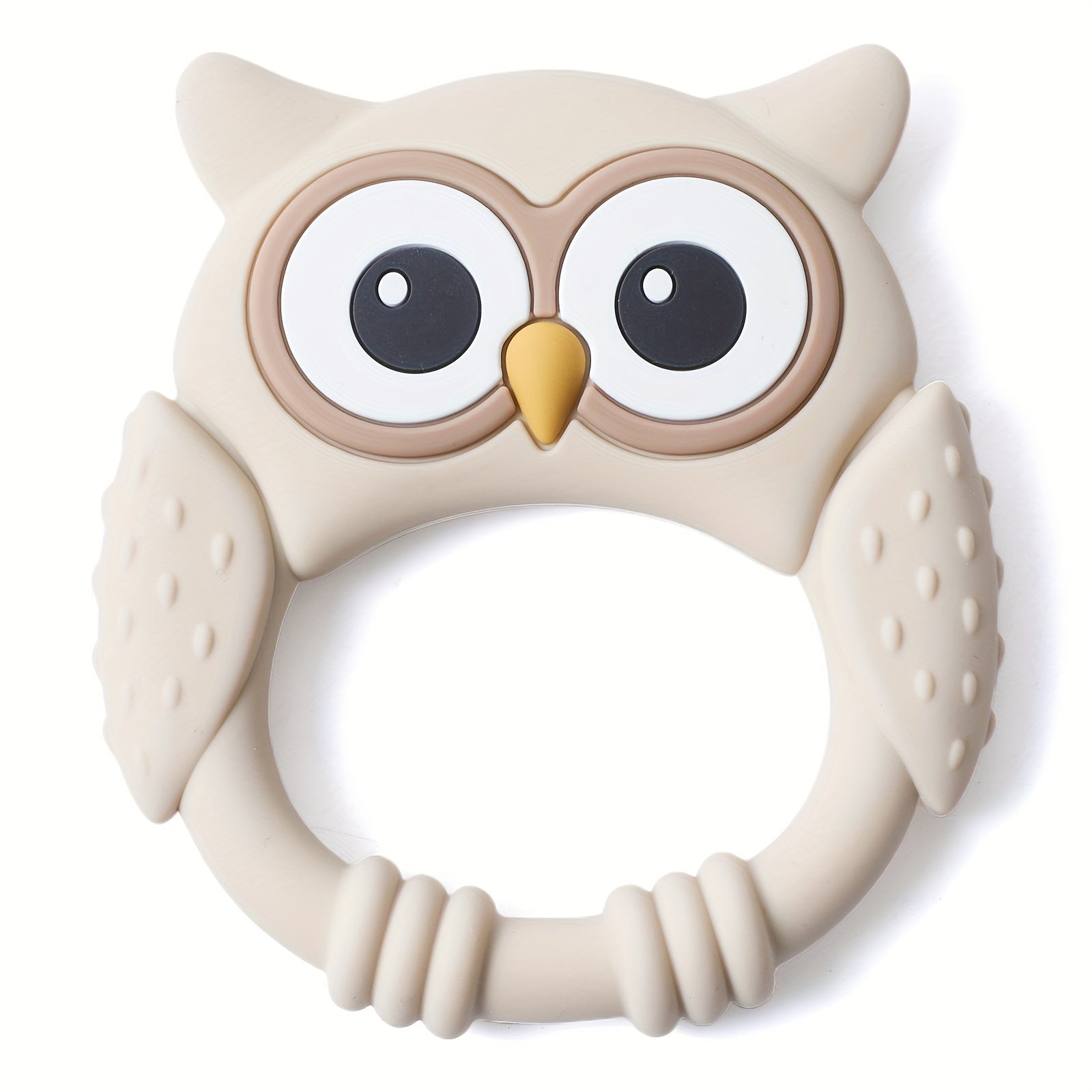 Owl Buddy Silicone Teether – Soothing Chew Toy for Babies-Toyfetti