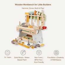 Wooden Tool Workbench – Montessori Construction Set
