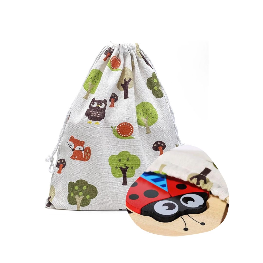 Toddlers Animal Wooden Puzzle Set – Adorable Brain-Boosting Fun!