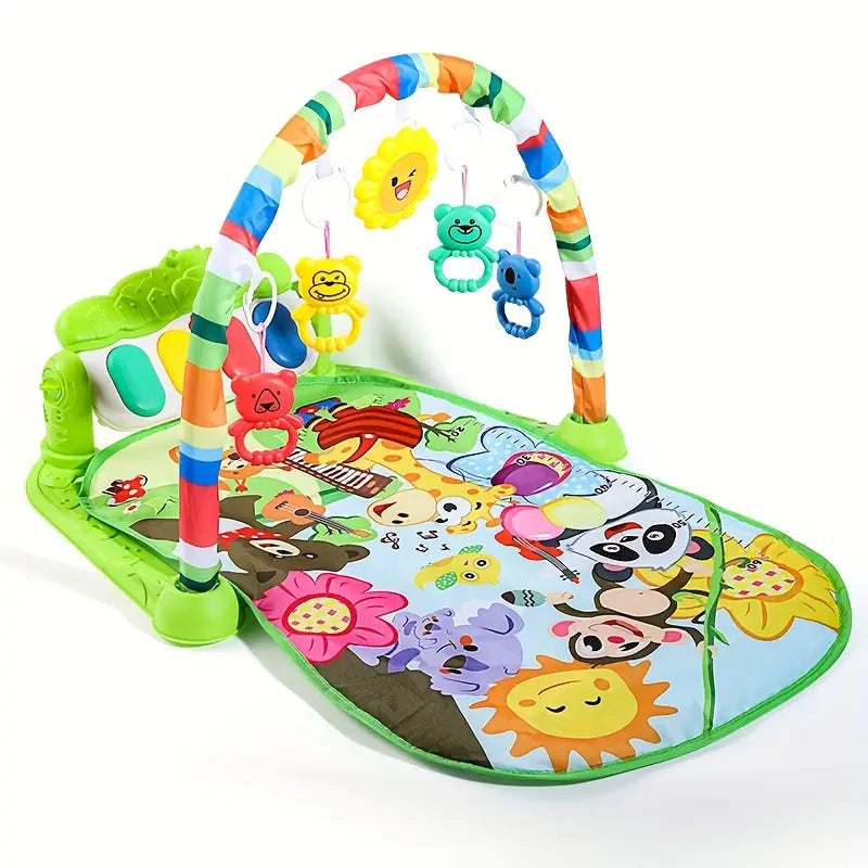 Infant Piano Play Gym for Newborns (0–12 Months) – Soft Cotton Mat with Musical Keys