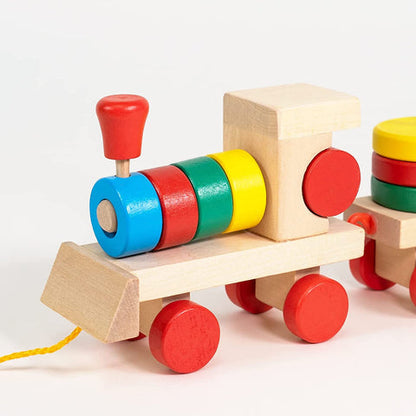 Building Block Train - Promotes Precision and Problem-Solving Skills