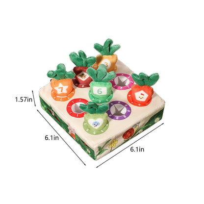 Plush Carrot Matching Game – Soft Sensory Fun for Little Gardeners